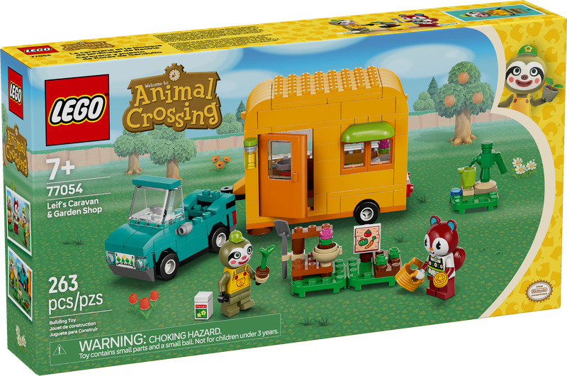 LEGO® ANIMAL CROSSING - Leif&#39;s Caravan &amp; Garden Shop