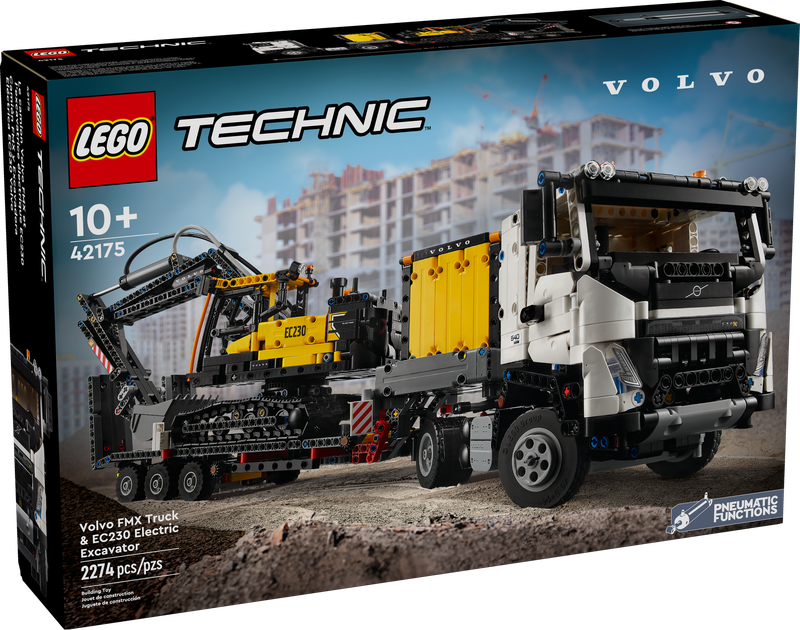 LEGO® TECHNIC - Volvo FMX Truck &amp; EC230 Electric Excavator