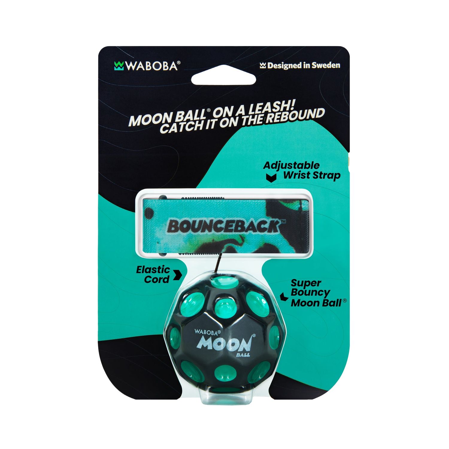 Waboba Moon Ball - Bounceback -, Color: Teal