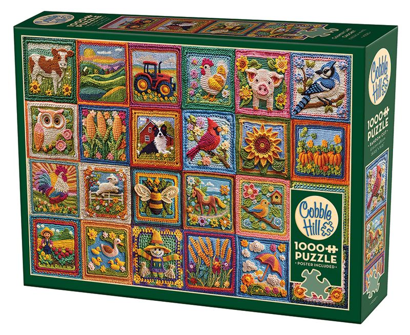1000pc: Country Life Crochet