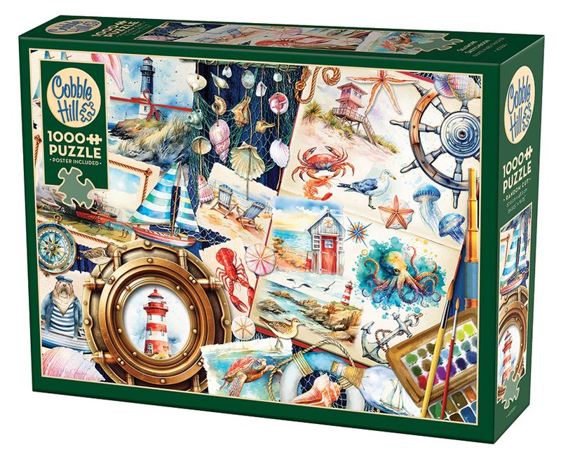 1000pc: Seashore Sketchbook