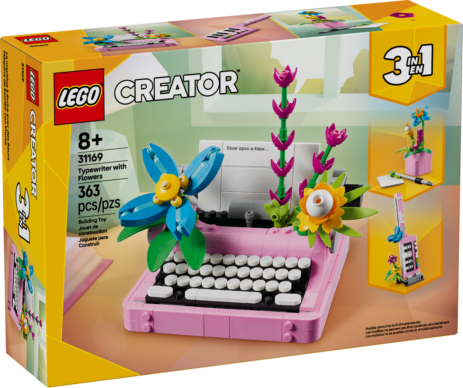 LEGO® CREATOR - Typewriter with Flowers