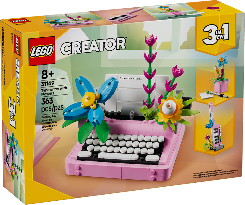 LEGO® CREATOR - Typewriter with Flowers