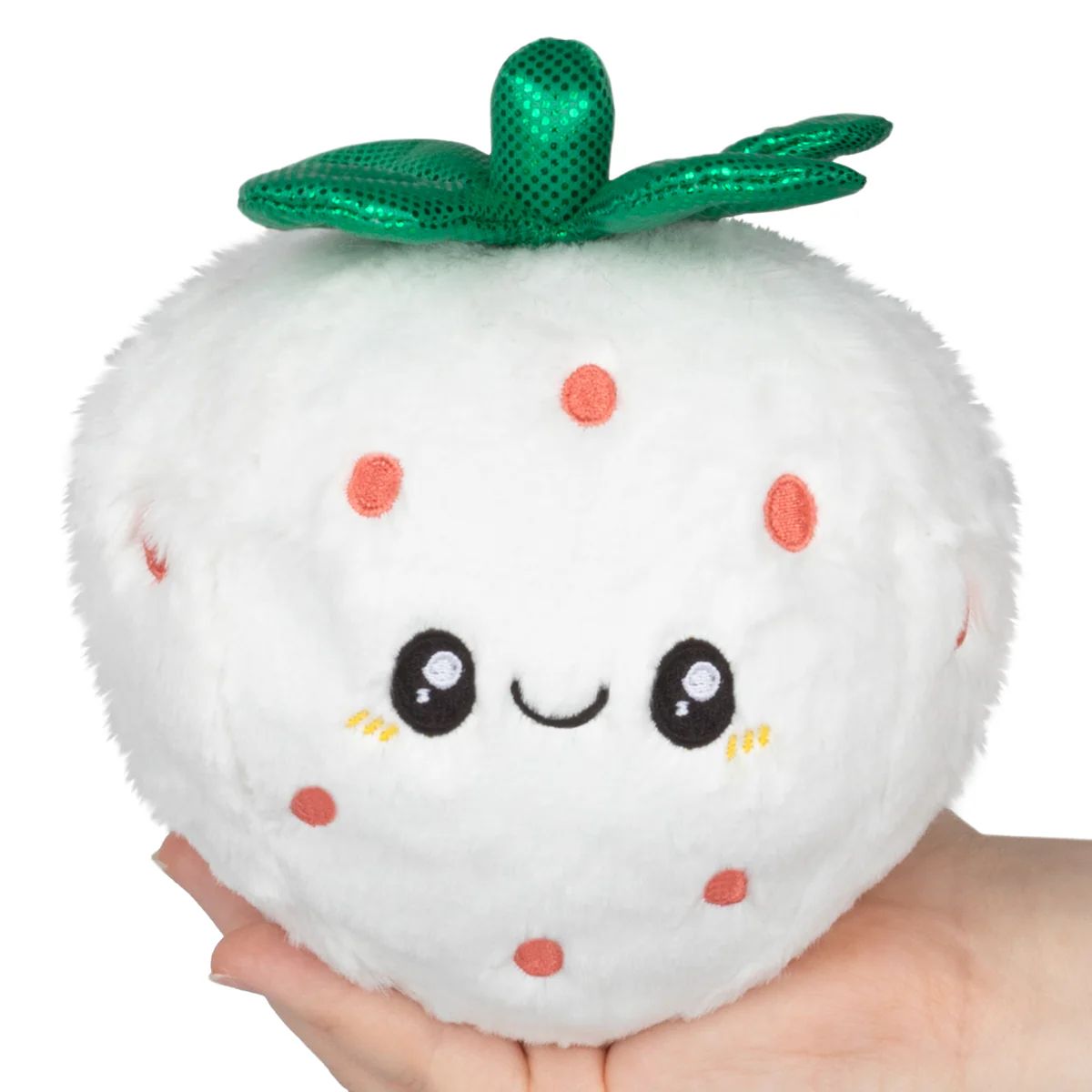 Squishable Party Snackers - White Strawberry
