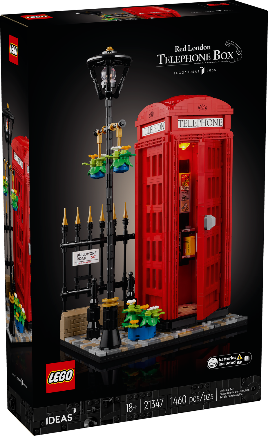LEGO® IDEAS - Red London Telephone Box