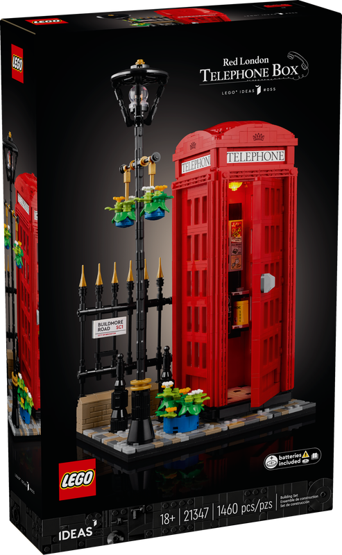 LEGO® IDEAS - Red London Telephone Box