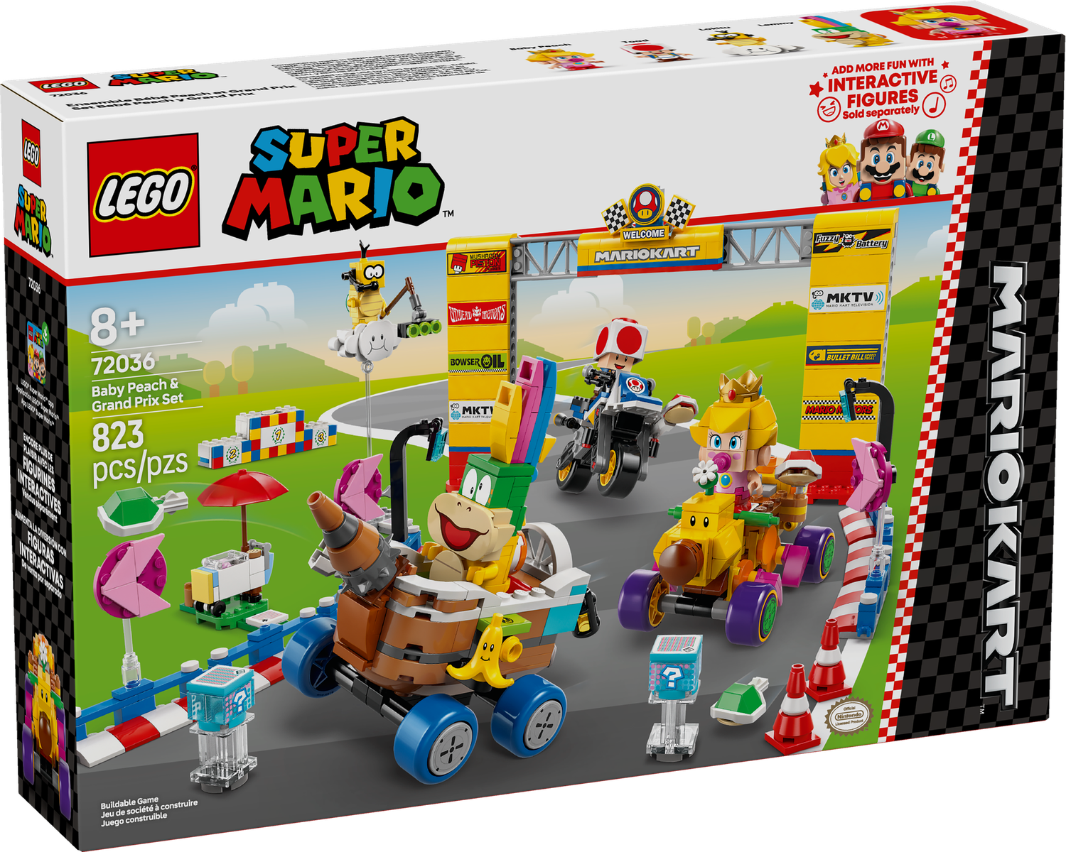 LEGO® SUPER MARIO - Mario Kart™ – Baby Peach &amp; Grand Prix Set