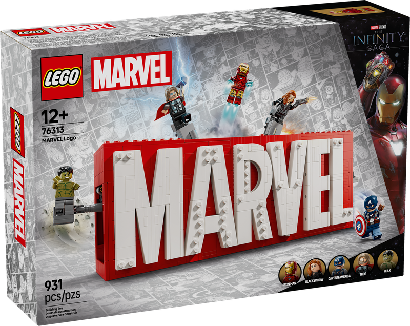 LEGO® SUPER HEROES MARVEL - MARVEL Logo and Minifigures