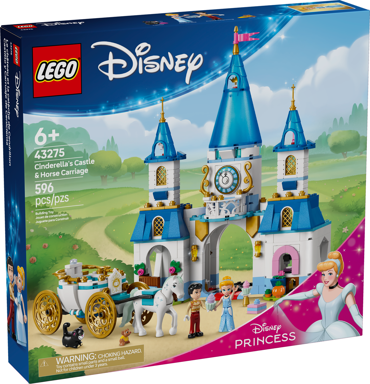 LEGO® DISNEY - Cinderella&#39;s Castle &amp; Horse Carriage