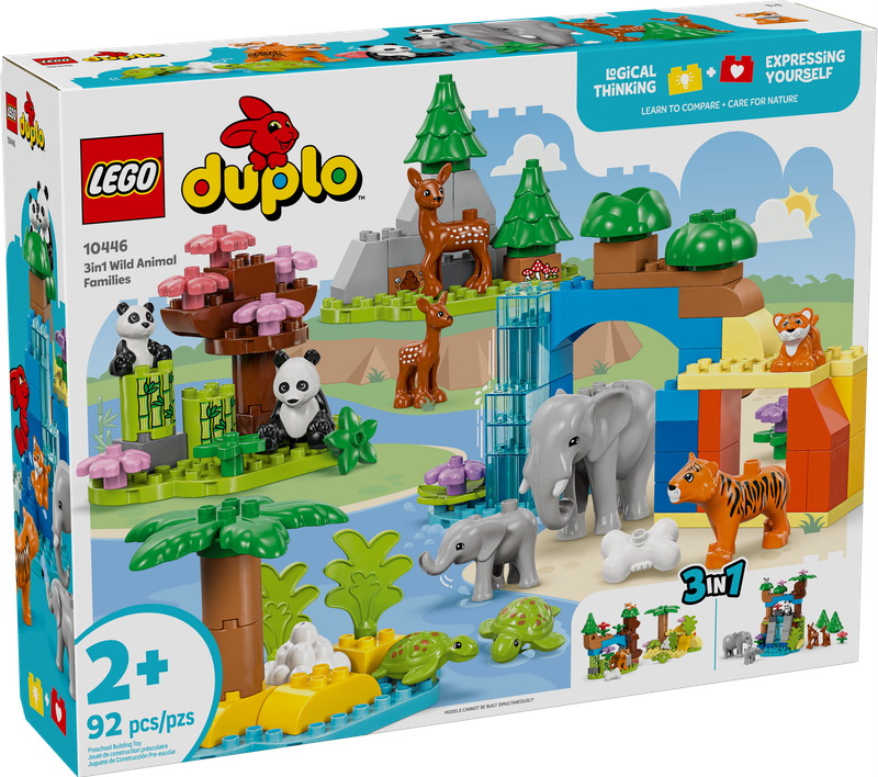 LEGO® DUPLO -  3in1 Wild Animal Families