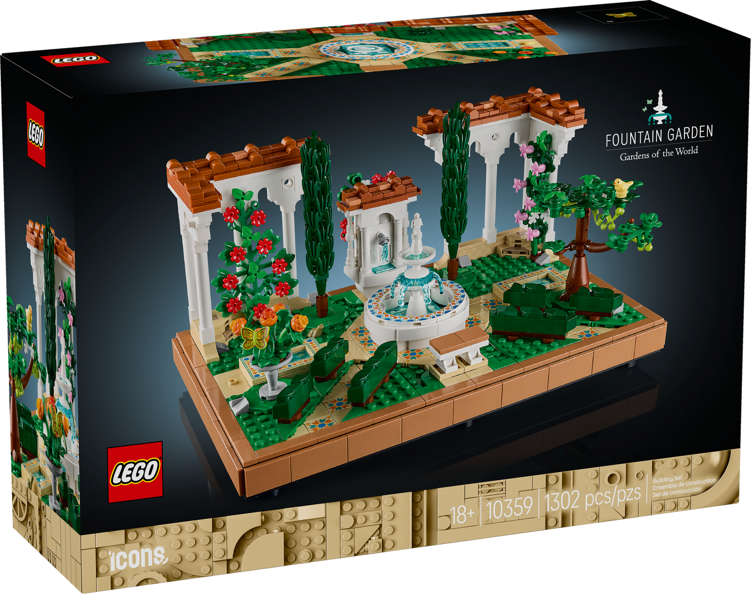 LEGO® ICONS - Fountain Garden