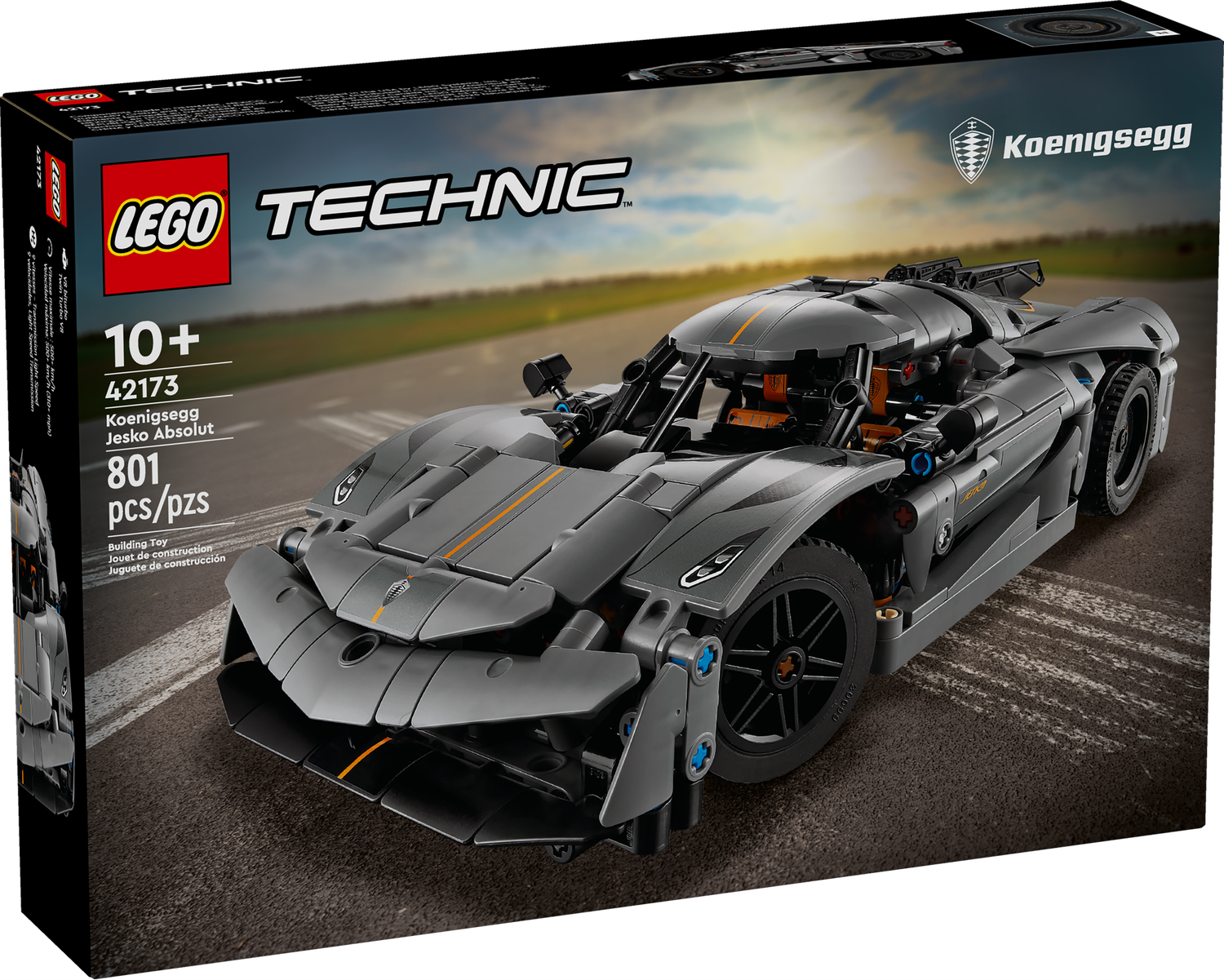 LEGO® TECHNIC - Koenigsegg Jesko Absolut Gray Hypercar