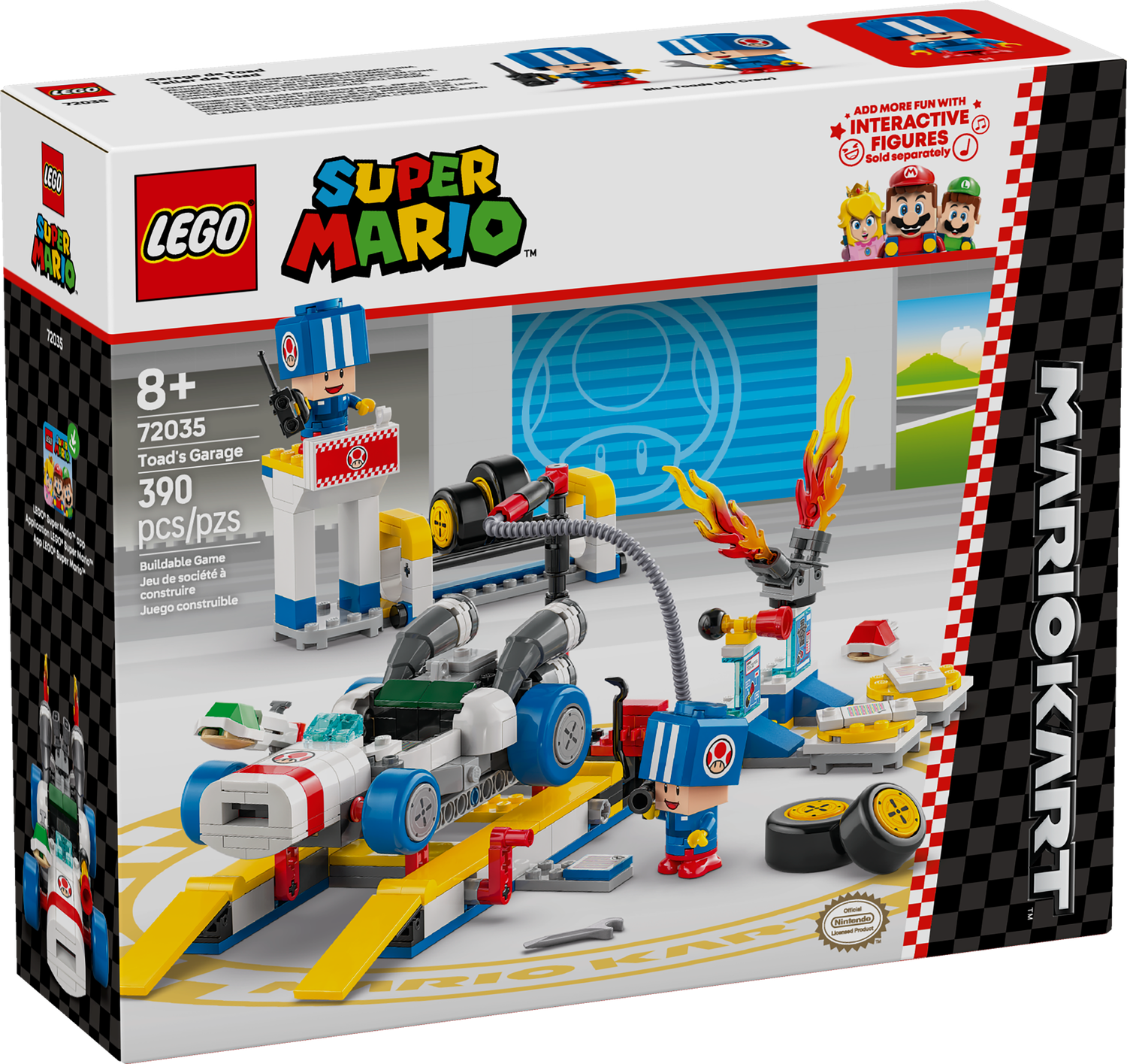 LEGO® SUPER MARIO - Mario Kart™ – Toad&#39;s Garage