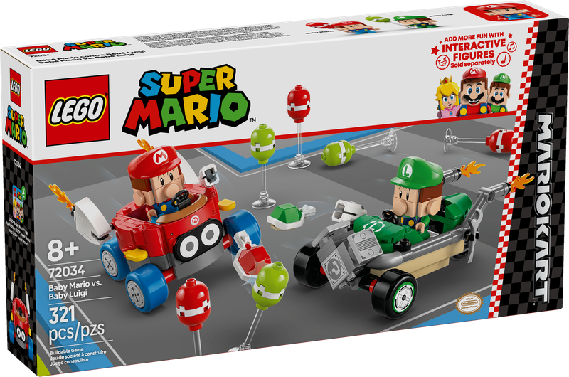 LEGO® SUPER MARIO - Mario Kart™ – Baby Mario vs. Baby Luigi