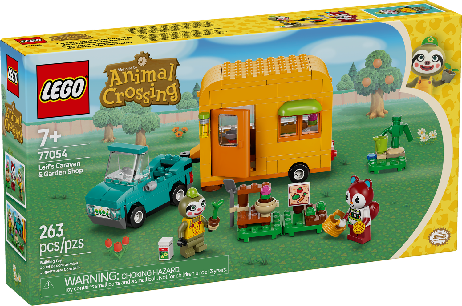 LEGO® ANIMAL CROSSING - Leif&#39;s Caravan &amp; Garden Shop