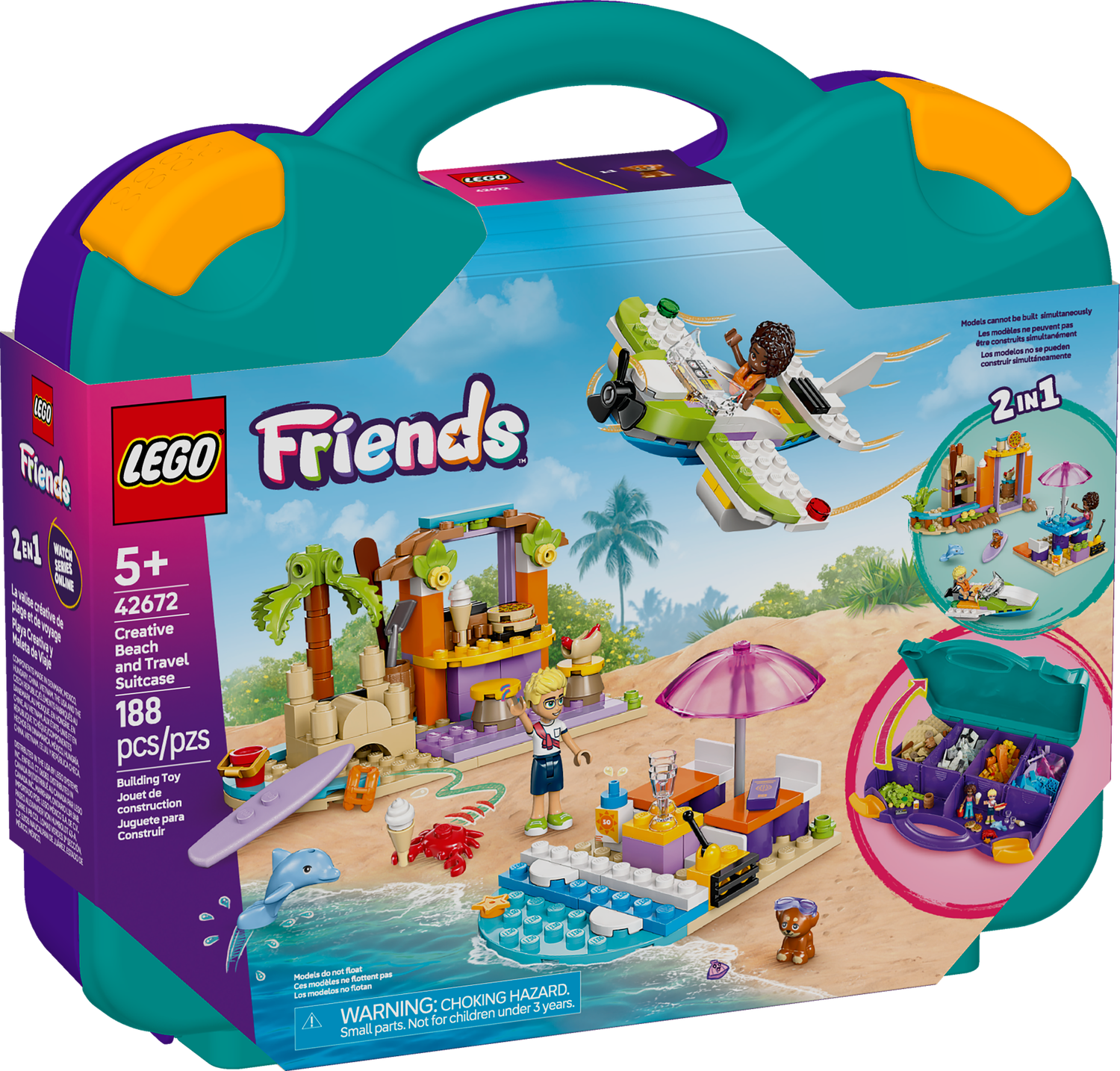 LEGO® FRIENDS - Creative Beach and Travel Suitcase