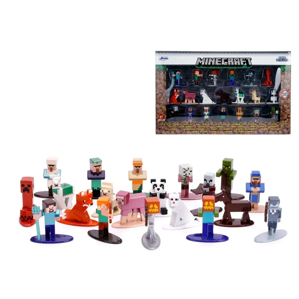 Jada - 1.65 Nano Metalfigs Minecraft 20 pk Series 3