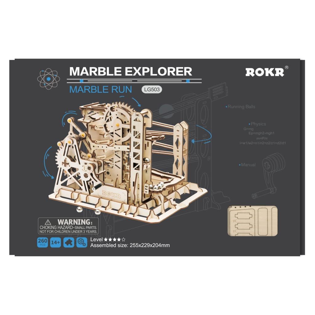 ROKR - Marble Run - Marbel Explorer Swingback Wall