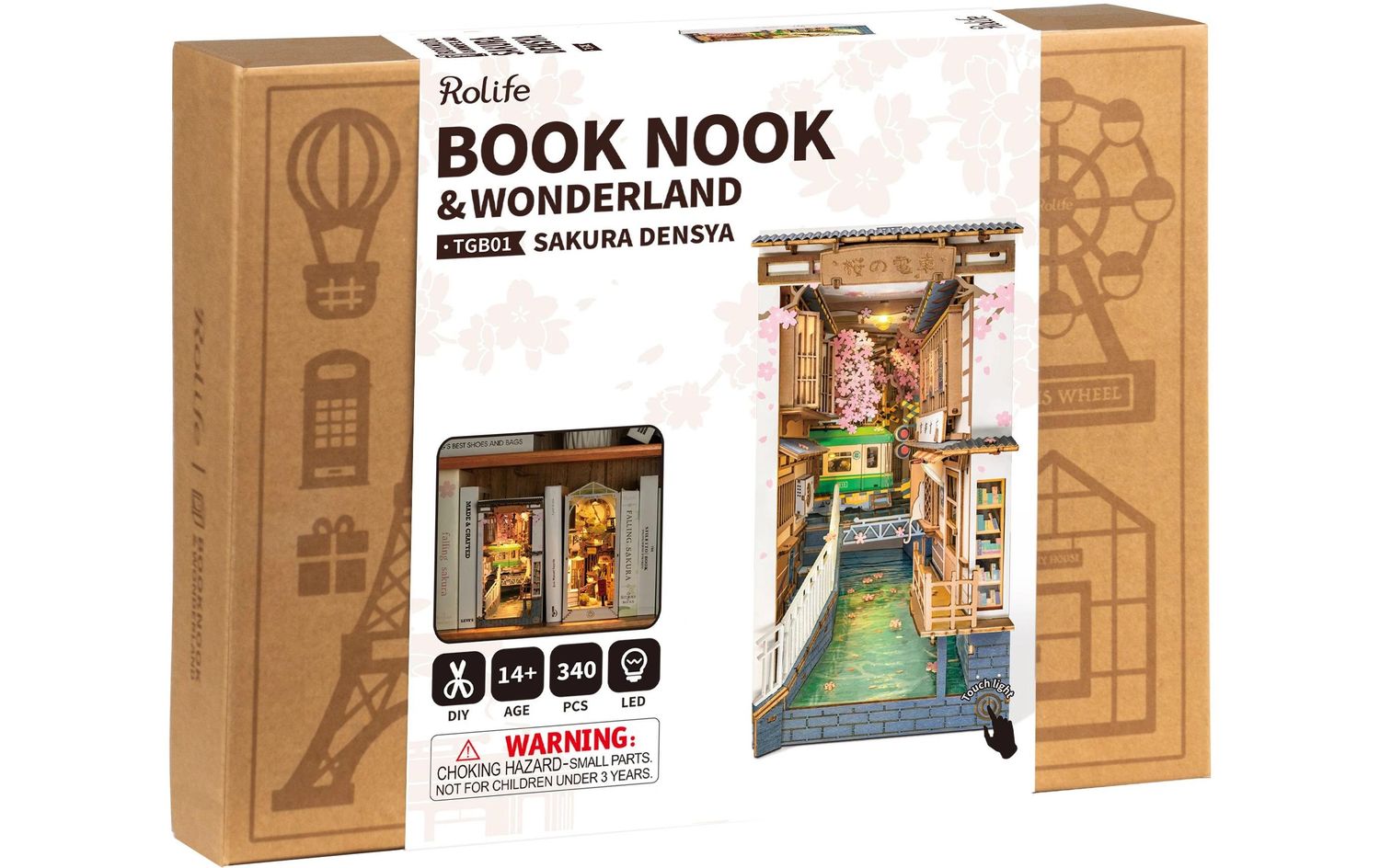 Rolife - Book Nook - Sakura Tram