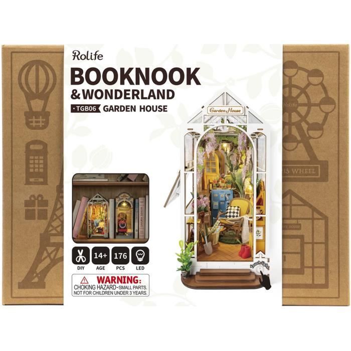 Rolife- Book Nook - Garden House