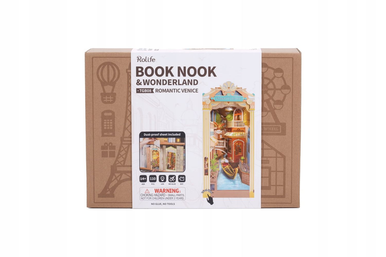 Rolife - Romantic Venice DIY Book Nook Shelf Insert