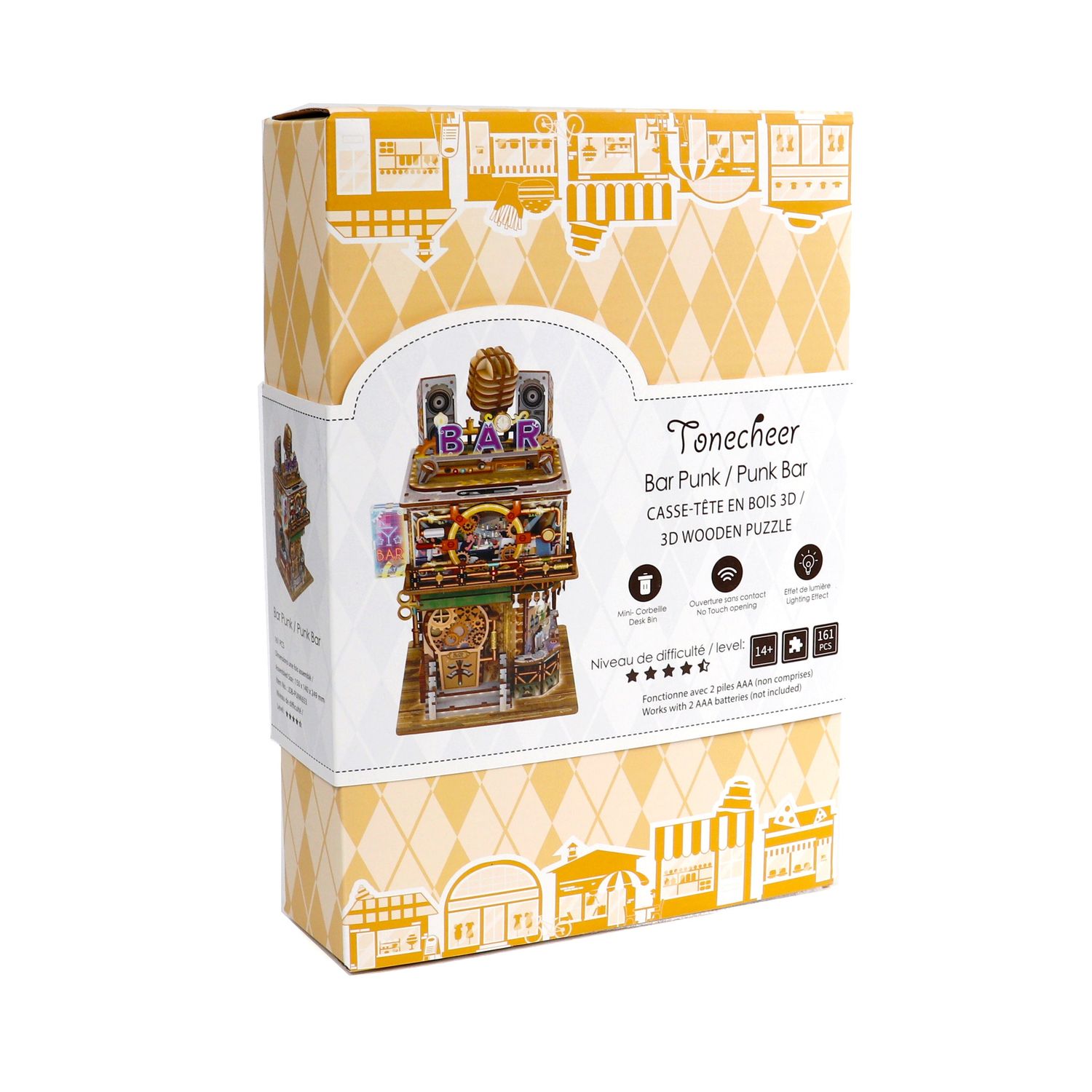 JaCaRou Puzzles - Desk Bin - Punk Bar