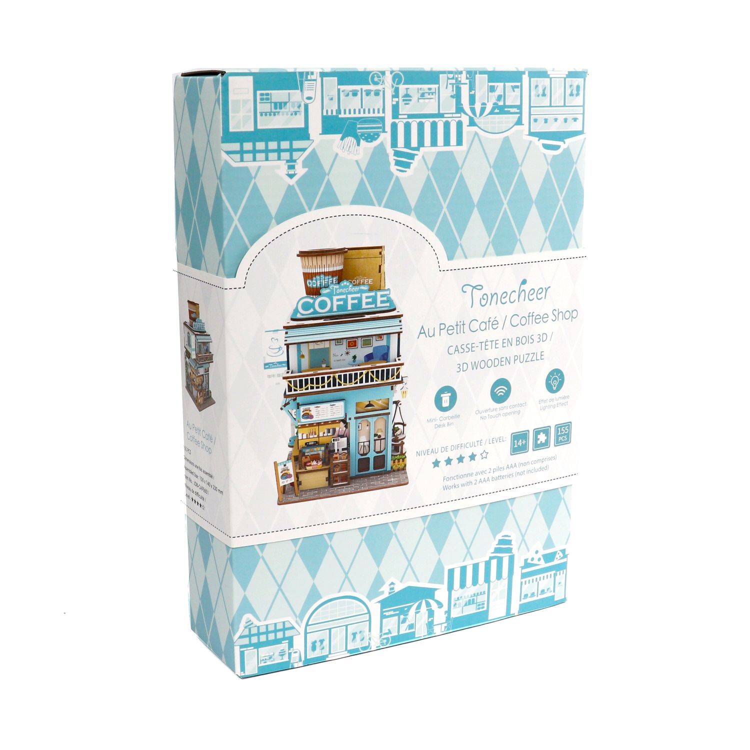 JaCaRou Puzzles - Desk Bin - Coffee Shop