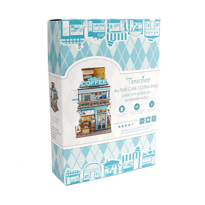 JaCaRou Puzzles - Desk Bin - Coffee Shop