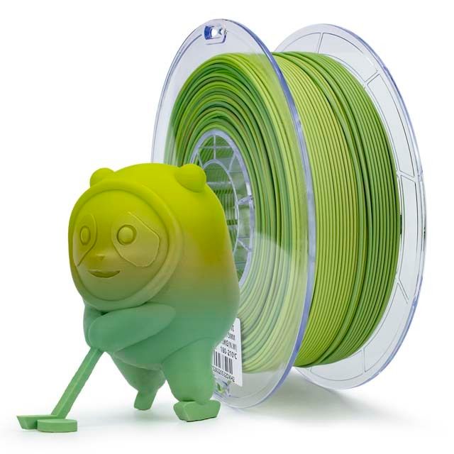 Ziro 3D Filament - Gradient Matte PLA - Matcha