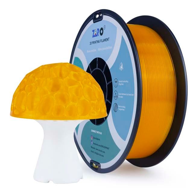 Ziro 3D Filament - PLA PRO - Transparent Orange