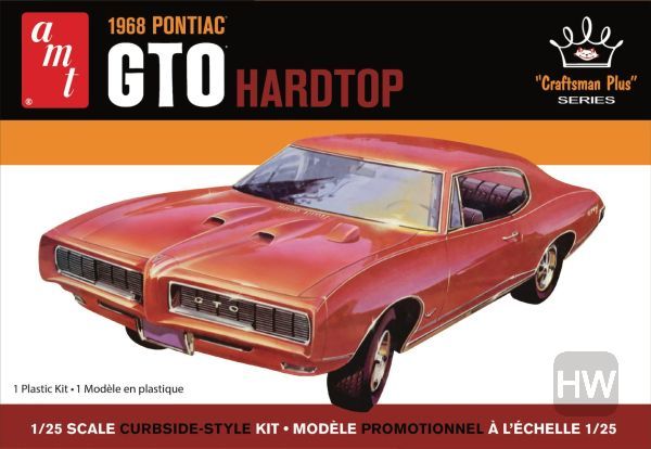 AMT - 1/25 1968 Pontiac GTO Hardtop Craftsman Plus