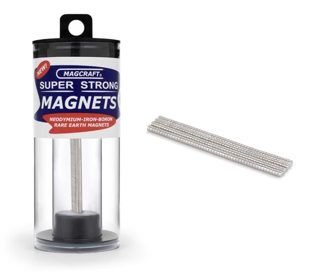 MAGCRAFT RARE EARTH MAGNETS -1/16&quot;x1/32&quot; Rare Earth Disc Magnets (200)