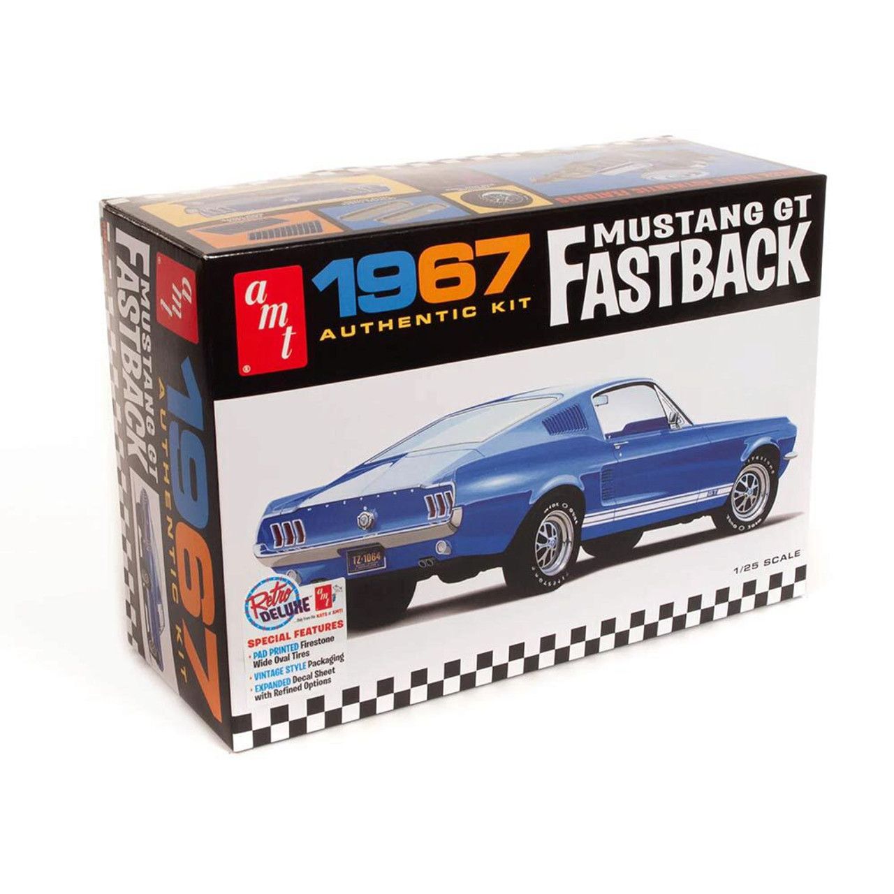 AMT - 1967 Ford Mustang GT Fastback 1/25