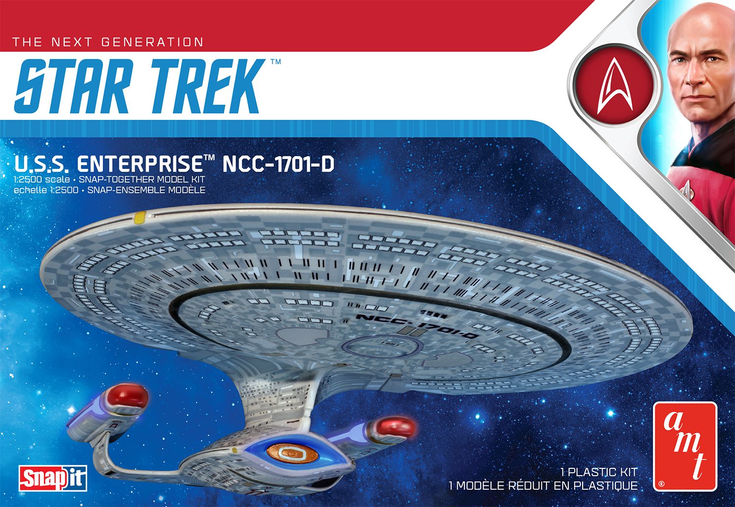AMT - Star Trek USS Enterprise-D (Snap) 2T 1/2500
