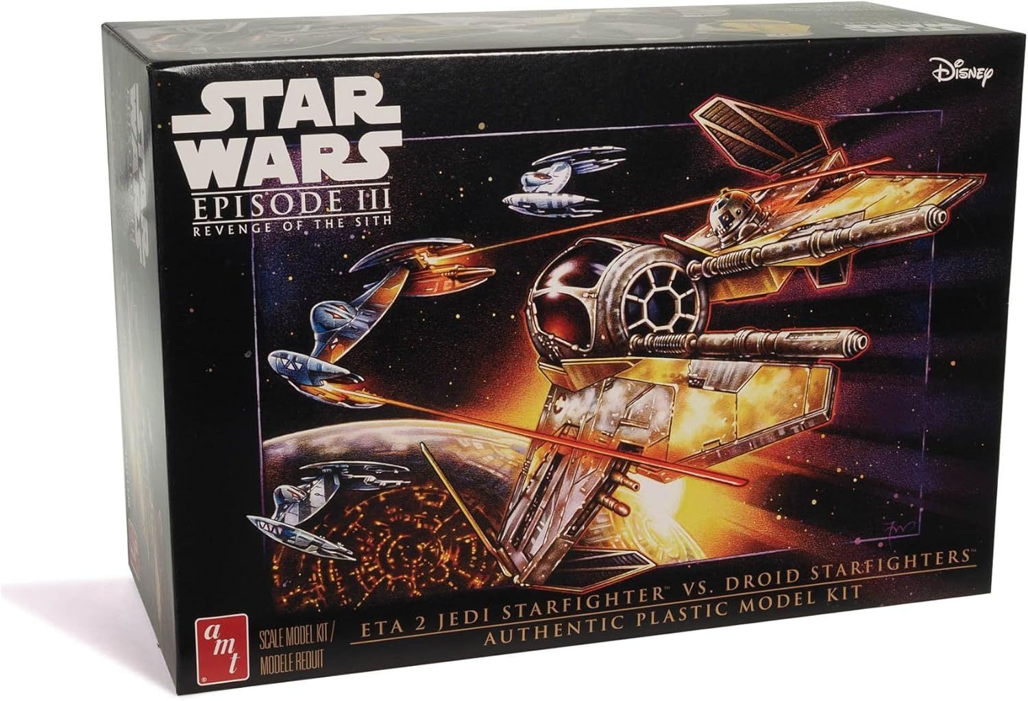 AMT - Star Wars - Jedi Star Fighter Vs. Droid Fighters 1/48