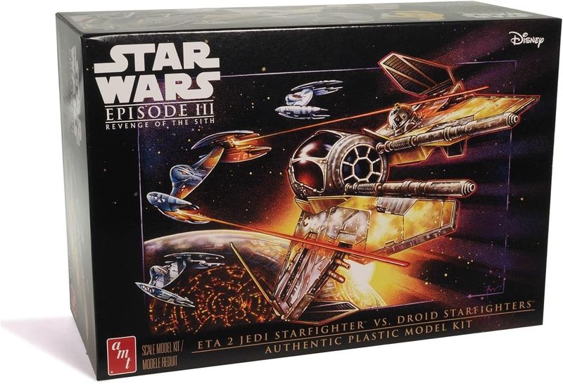 AMT - Star Wars - Jedi Star Fighter Vs. Droid Fighters 1/48