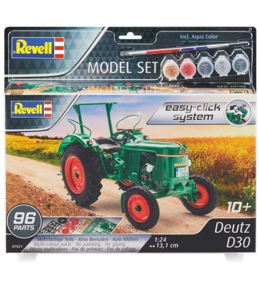 Revell - 1/24 Deutz D30 Diesel Tractor (Snap) w/ paint