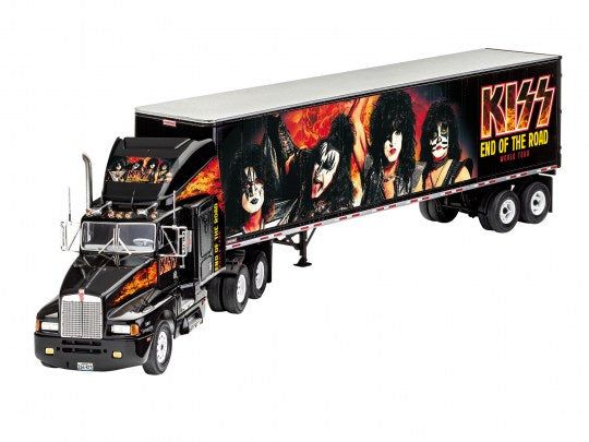 Revell - 1/32 KISSTour End Of the Road Tractor Trailer w/ paint and glue
