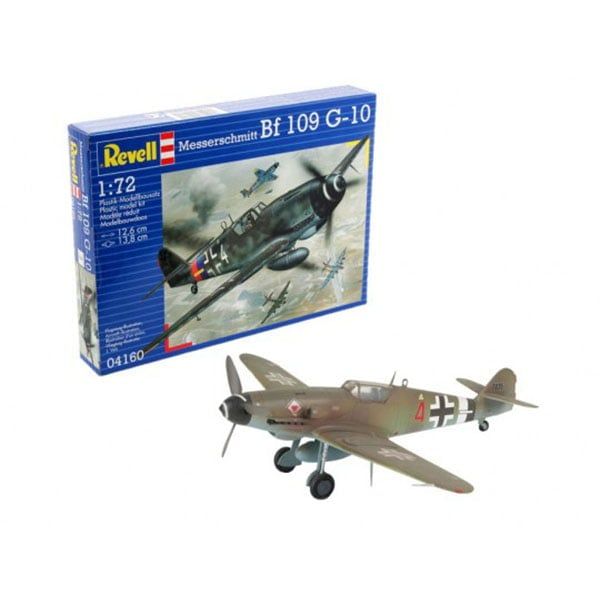 Revell - 1/72 Messerschnitt Bf109G10 Fighter  w/ paint and glue