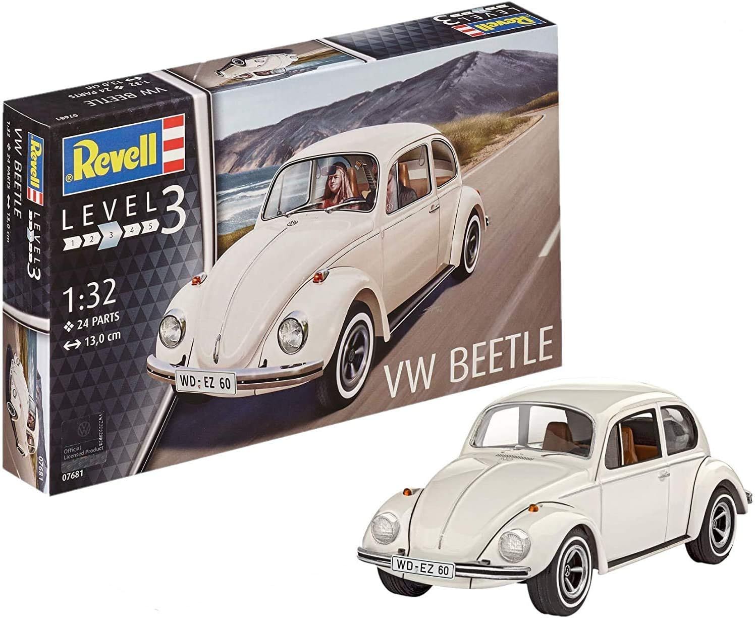 Revell - 1/32 VW Beetle Car  w/ paint and glue