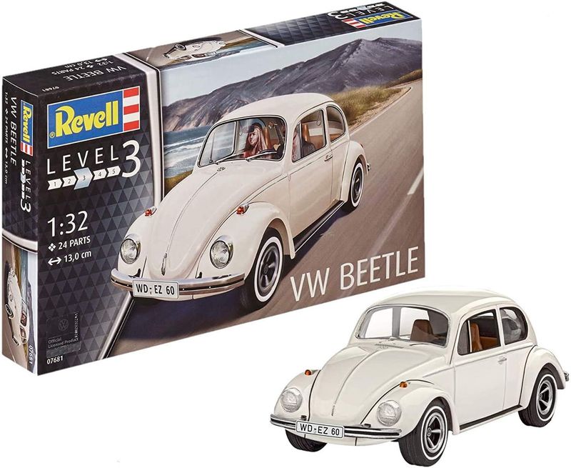 Revell - 1/32 VW Beetle Car  w/ paint and glue