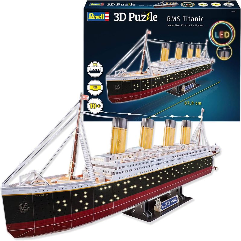 Revell - 3D foam Puzzle Titanic  LED edition