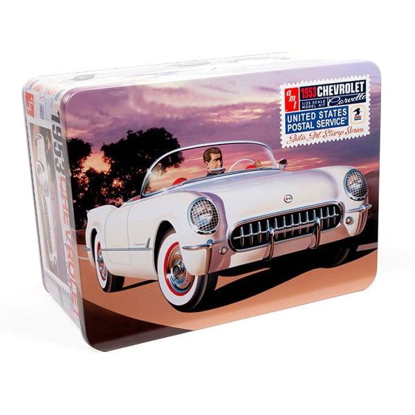 AMT - 1/25 1953 Chevy Corvette in Collectible Tin