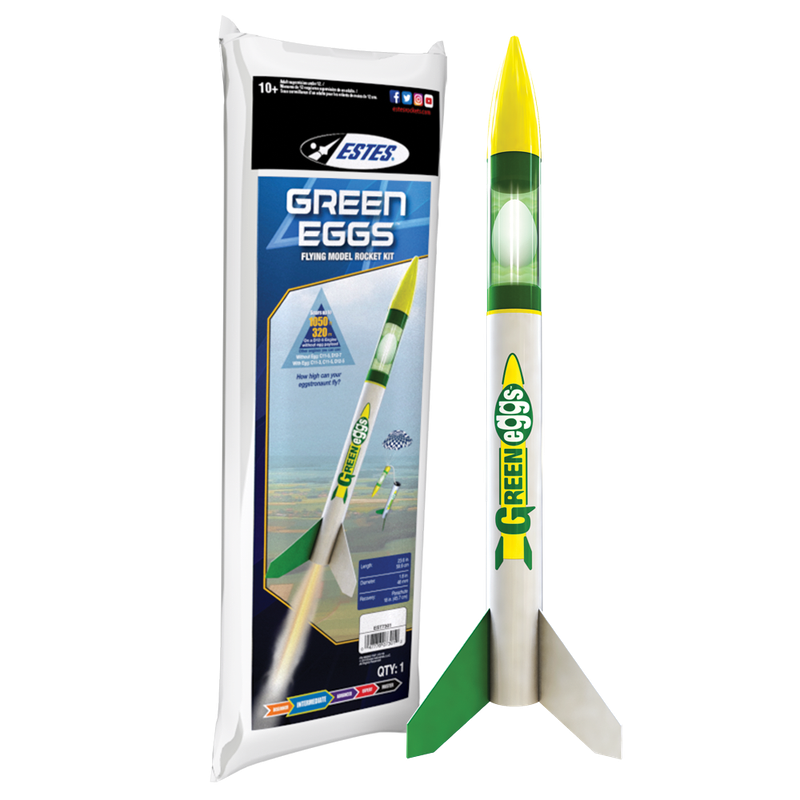Estes Rockets - Green Eggs Payload Rocket (english only) Internediate