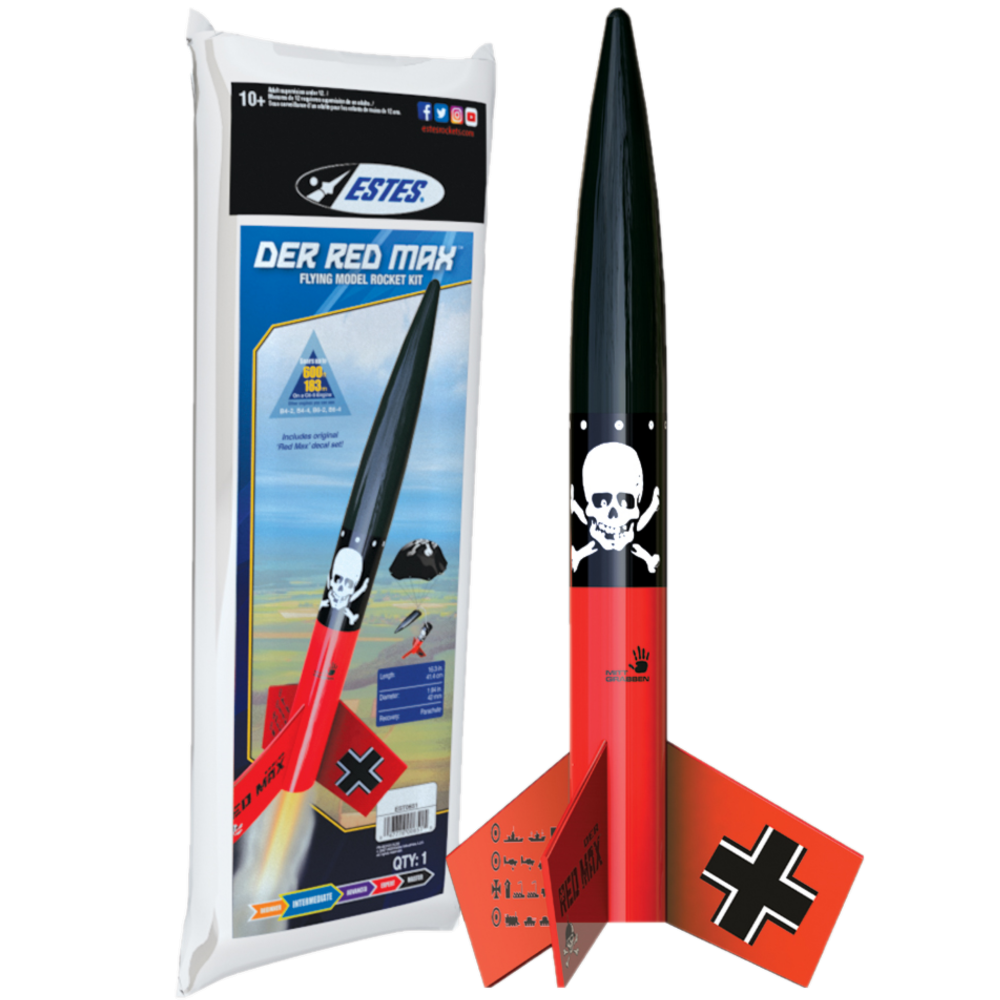 Estes Rockets - Der Red Max (english only) Intermediate