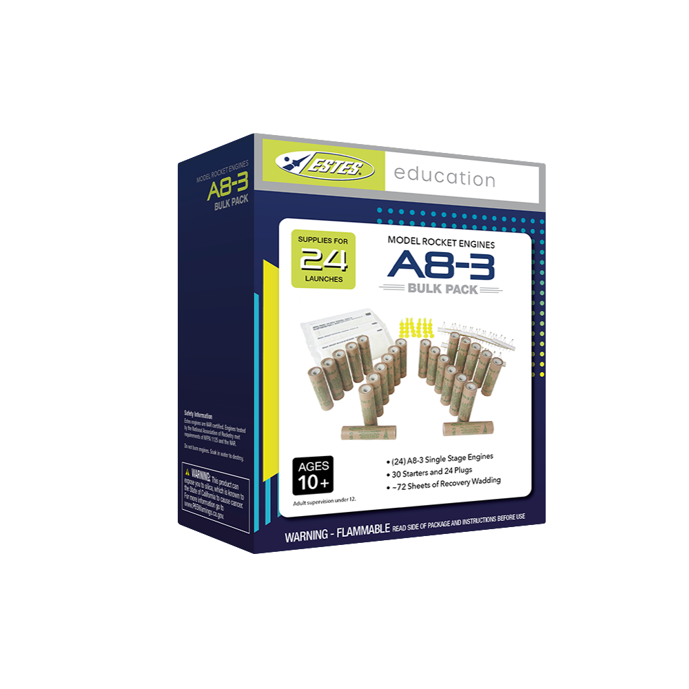 Estes Rockets - A8-3 Bulk Pack