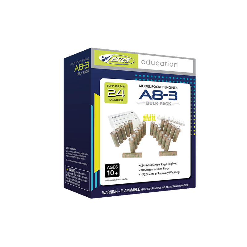 Estes Rockets - A8-3 Bulk Pack