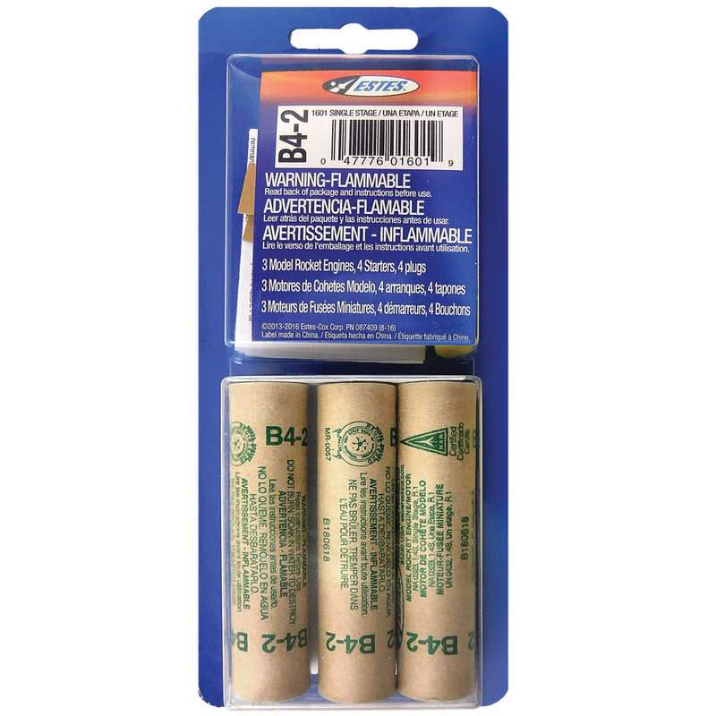 Estes Rockets - B4-2 (3 ea)