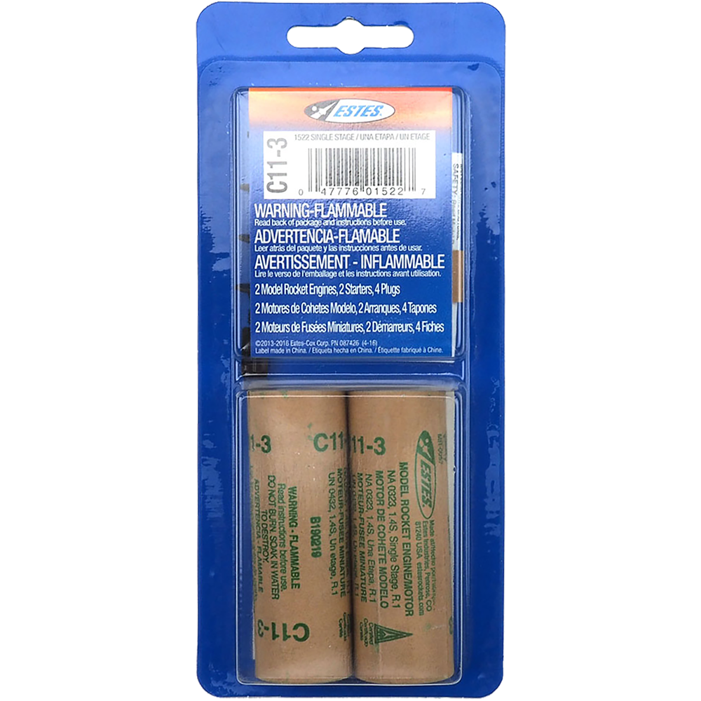 Estes Rockets - C11-3 (2 ea)