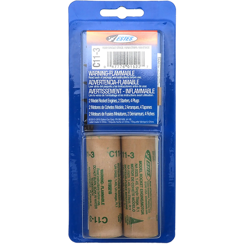 Estes Rockets - C11-3 (2 ea)